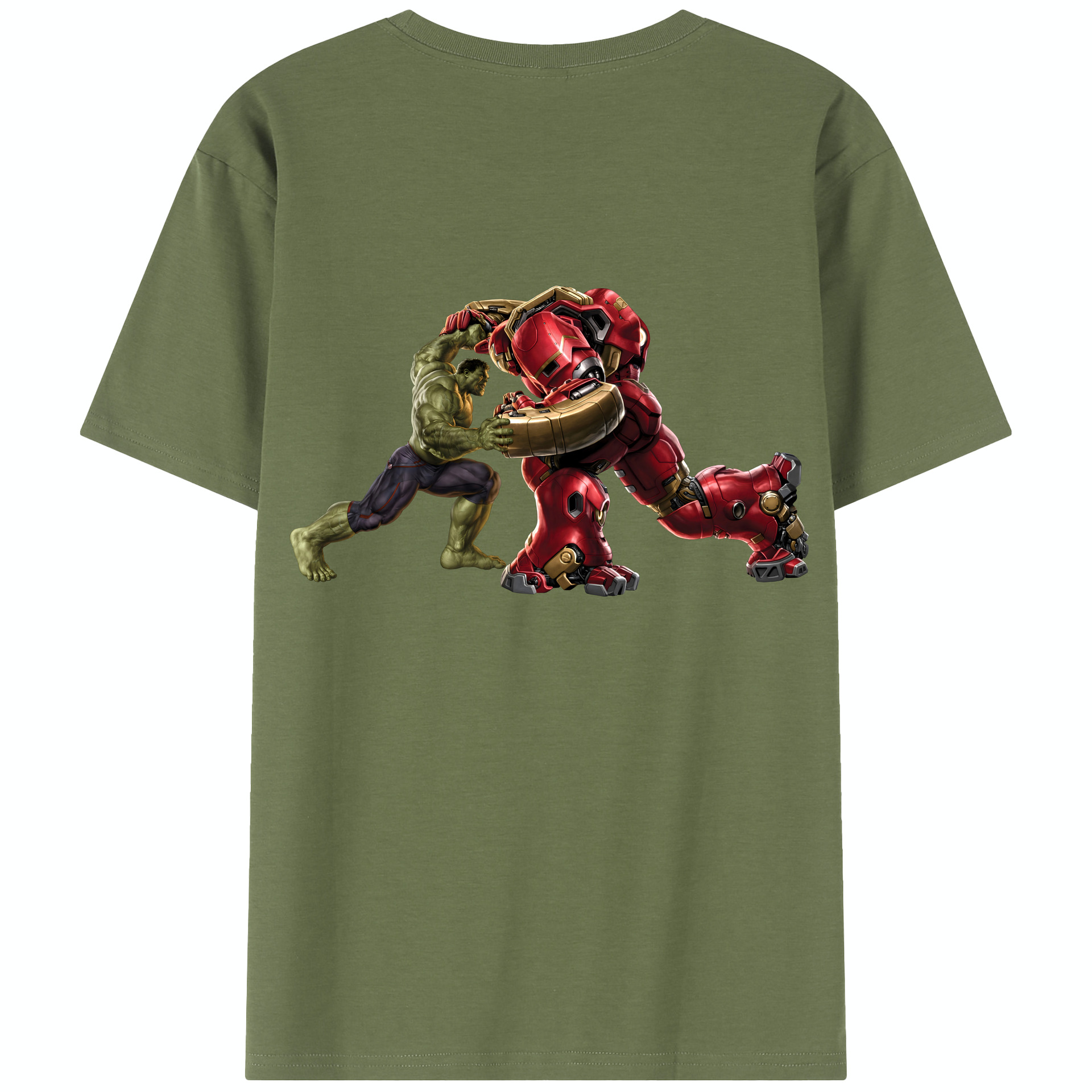 （画像用） アベンジャーズ The Avengers 綿100％半袖Tシャツ（背面プリント）